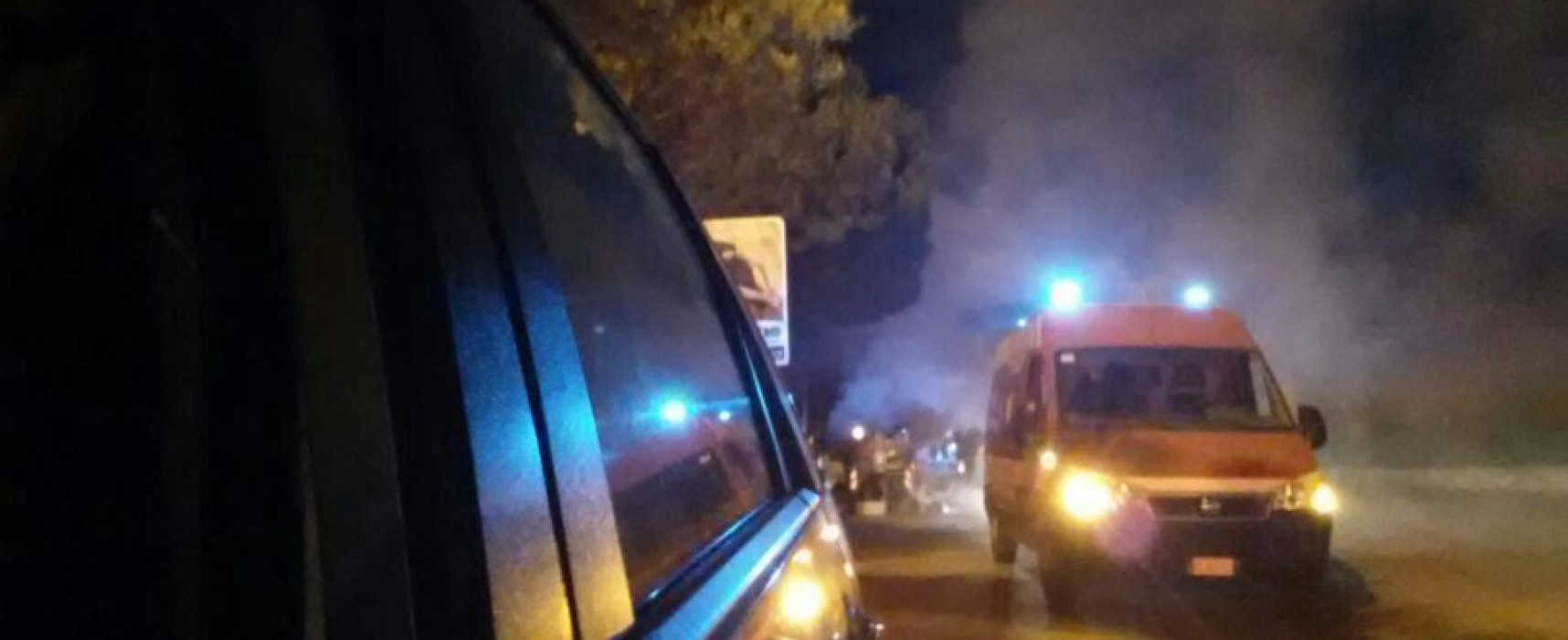 Incendio di un cassonetto su Via G.Bovio sedato dai volontari dell’O.E.R.