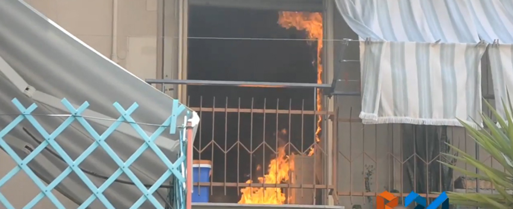 Stamane incendio in un appartamento di via della Riforma / VIDEO