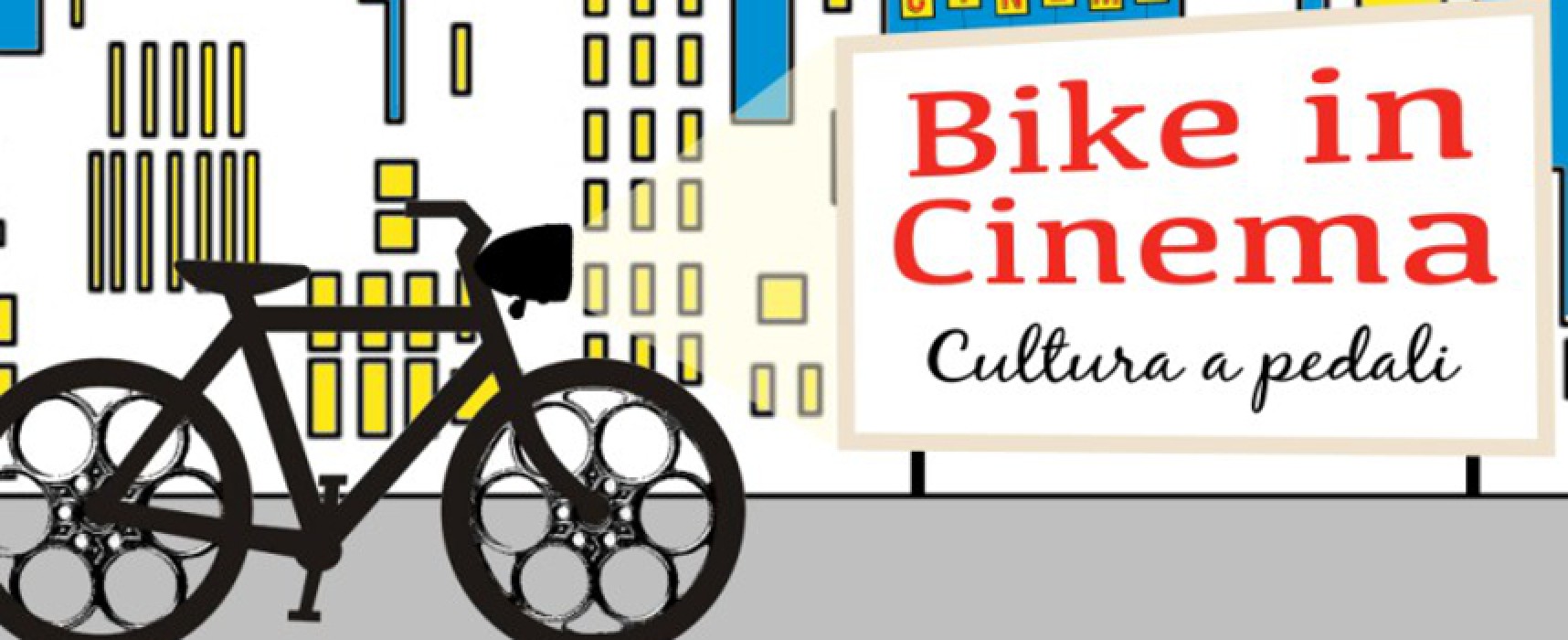 Passeggiata cicloculturale, aperitivo e film: arriva “Bike in cinema – cultura a pedali”
