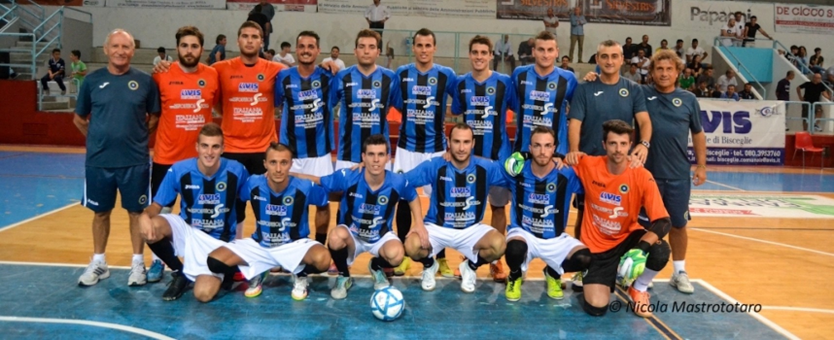 Futsal Bisceglie, domani insidioso esordio in campionato a Venafro