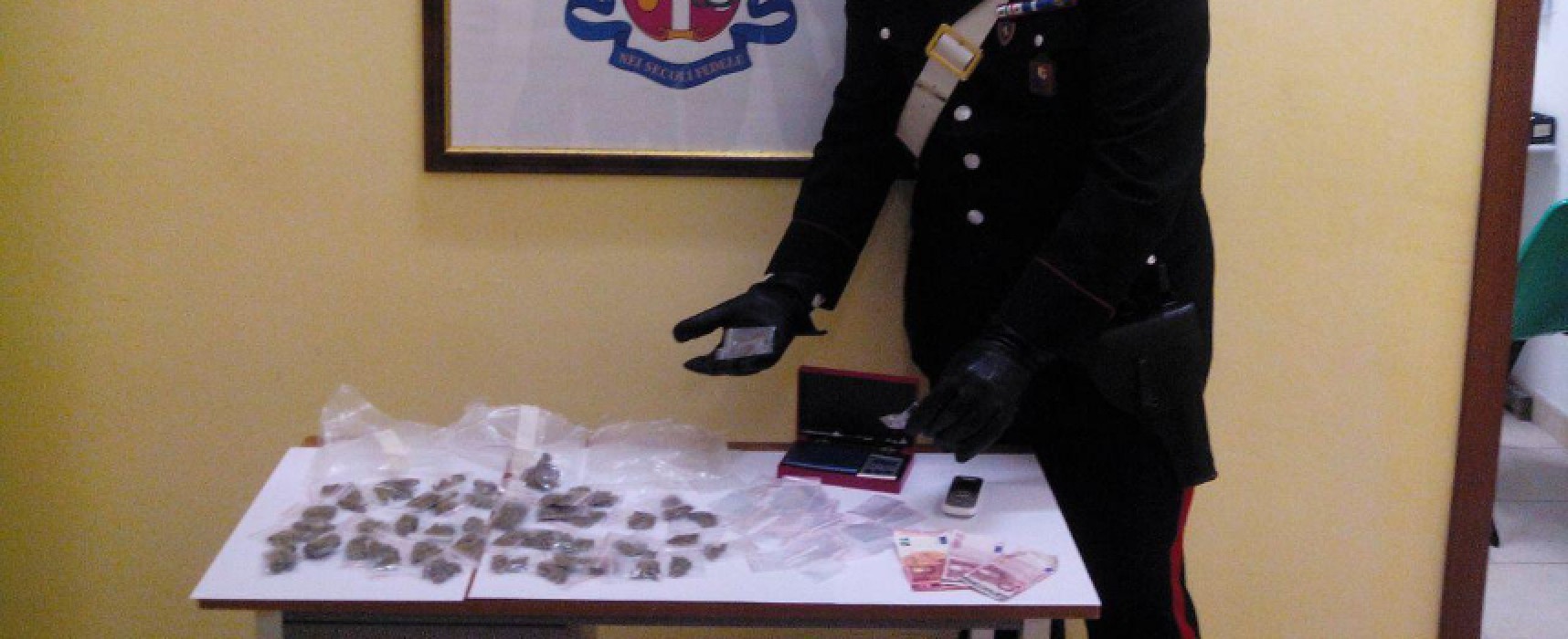 21enne biscegliese vende dose di marijuana a minore. Arrestato dai Carabinieri