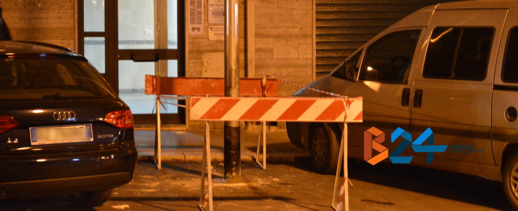 Lo strano caso del palo in via Petronelli, Losapio: «Abbiamo risposto a criteri precisi» / FOTO