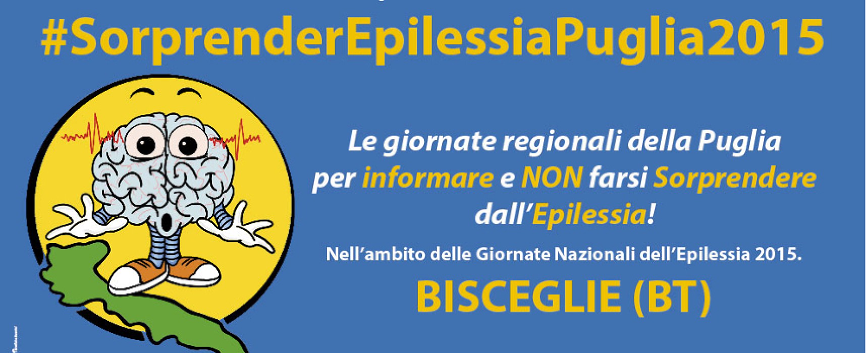 #SorprenderEpilessiaPuglia2015, a Bisceglie le giornate regionali per la sensibilizzazione sull’epilessia