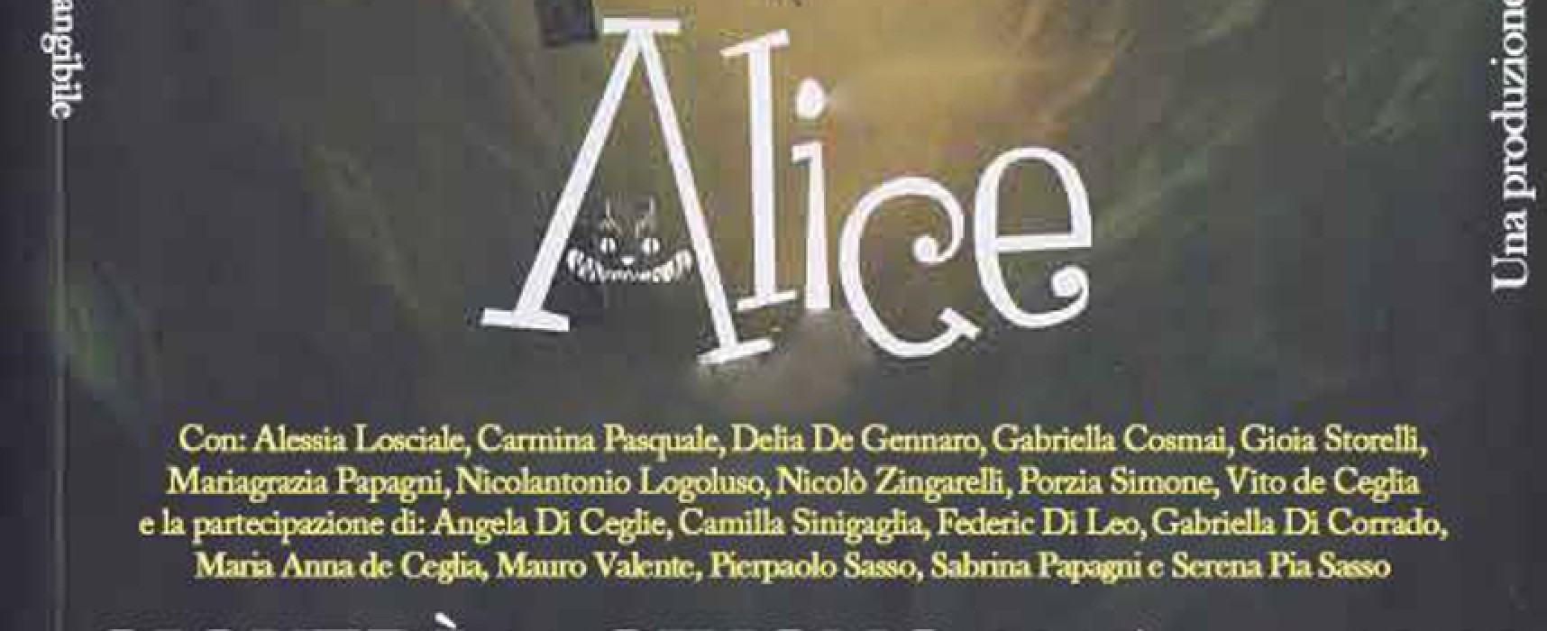“Alice e Racconti naturali”, la Compagnia Aurea torna in scena giovedì 11 giugno