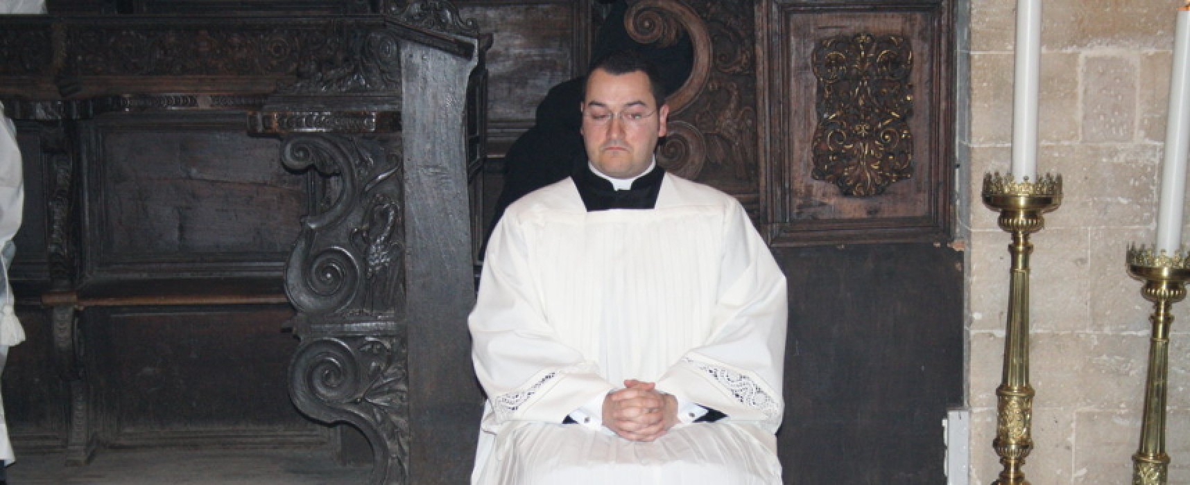 Domani sarà ordinato accolito il giovane seminarista Pietro d’Alba