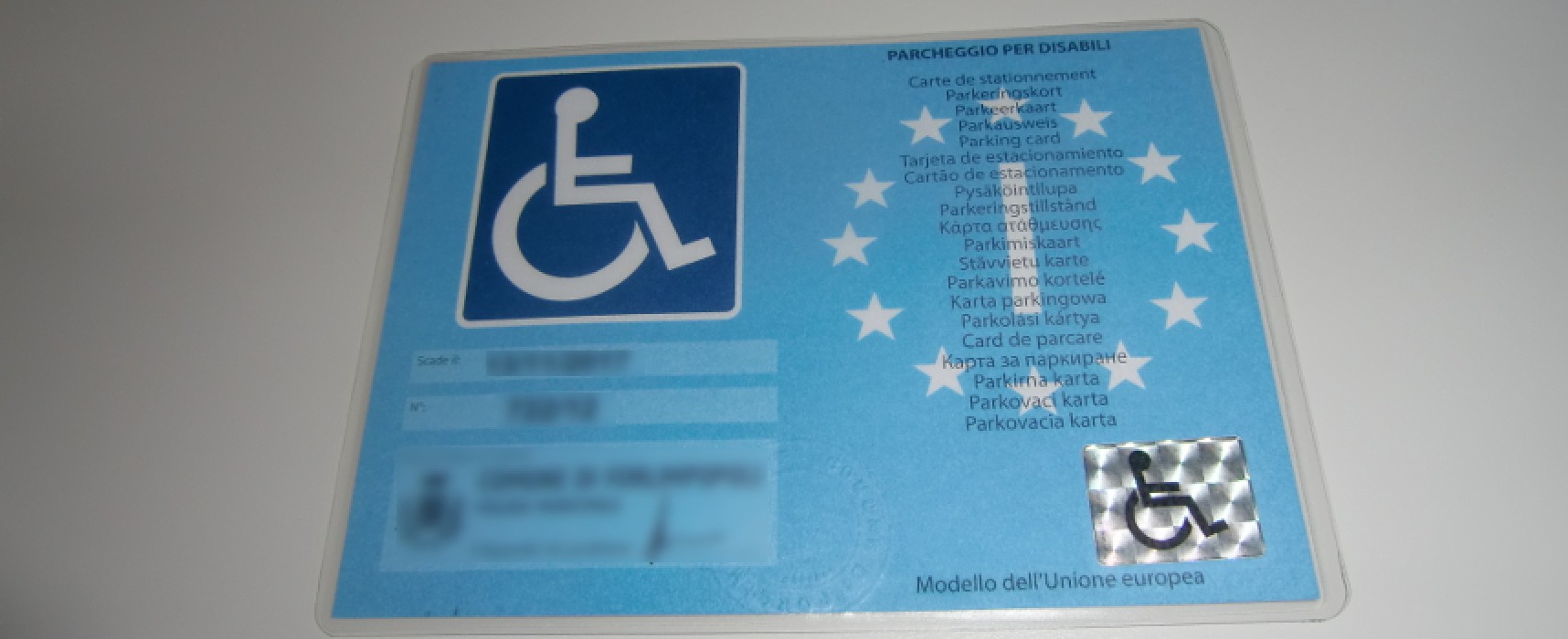 Contrassegni per disabili, dal 15 settembre in vigore solo quelli europei / DETTAGLI per la sostituzione