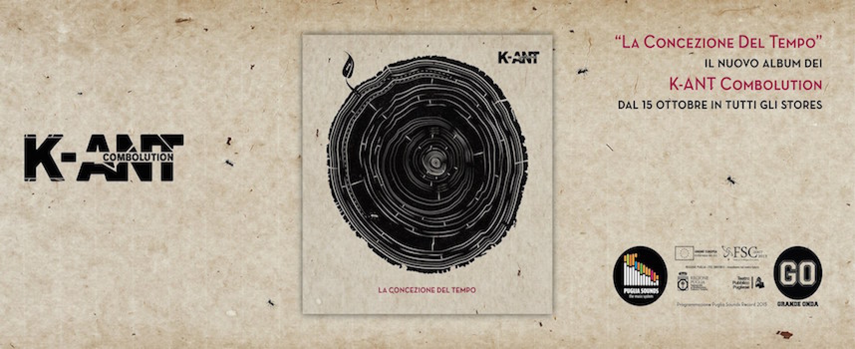 La concezione del tempo, disponibile il nuovo album dei K-ANT Combolution