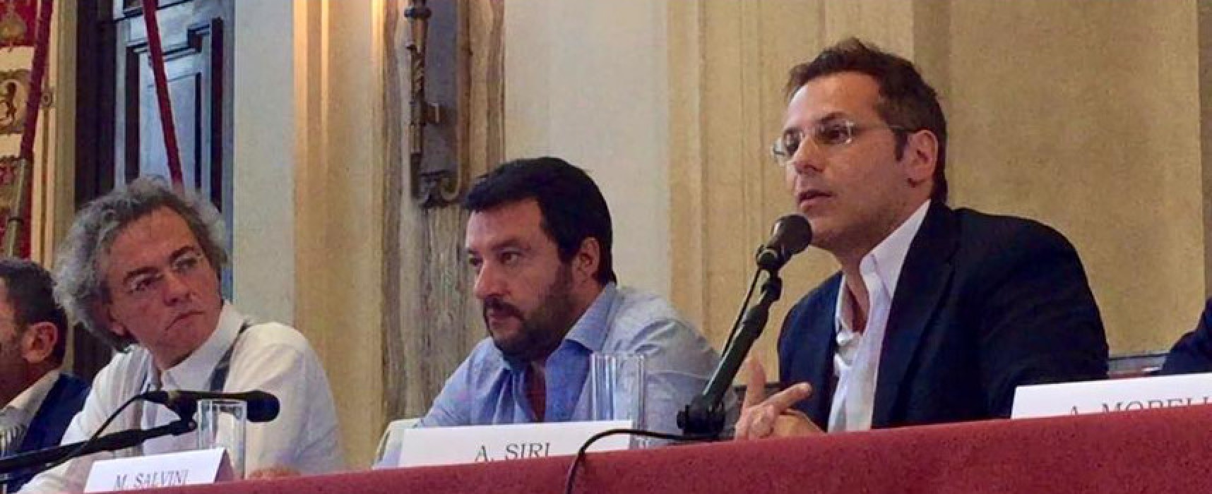 Noi con Salvini,  a Bisceglie l’economista Siri e il segretario nazionale on. Attaguile