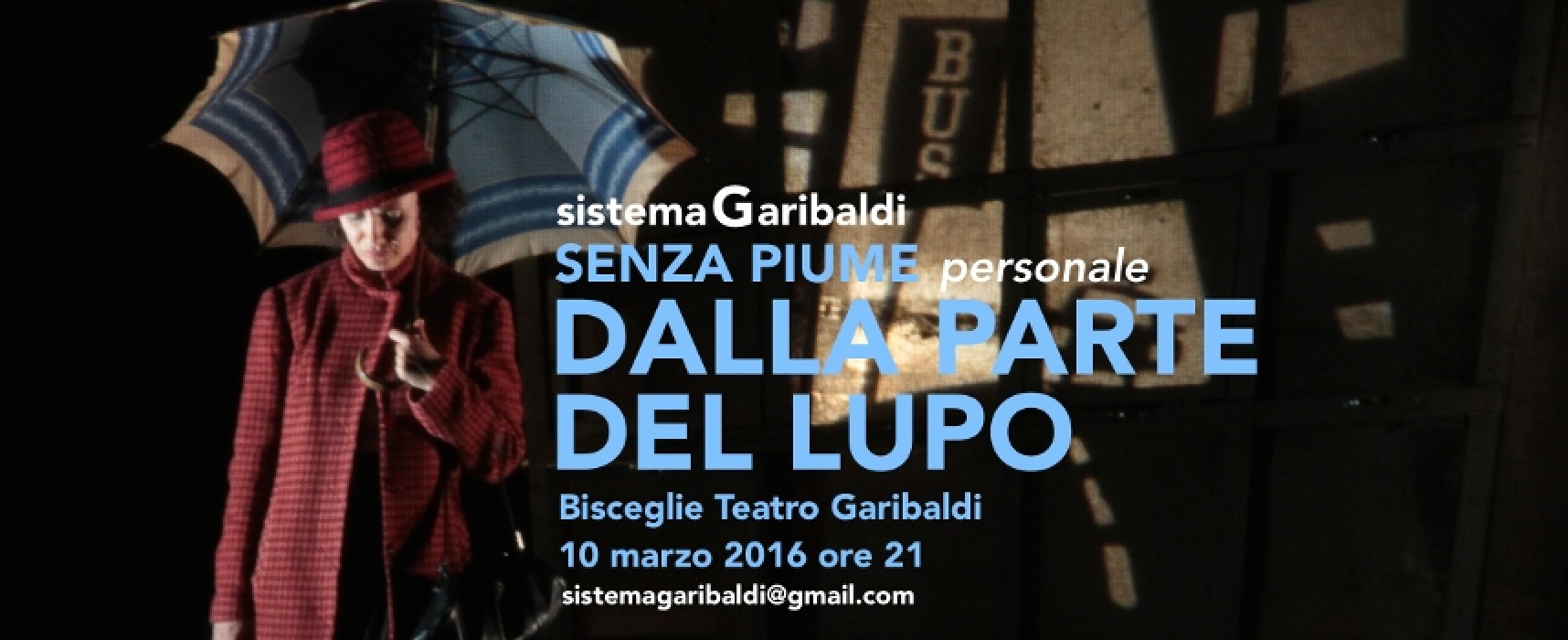 “Dalla parte del lupo”, appuntamento al Garibaldi con il teatro per ragazzi