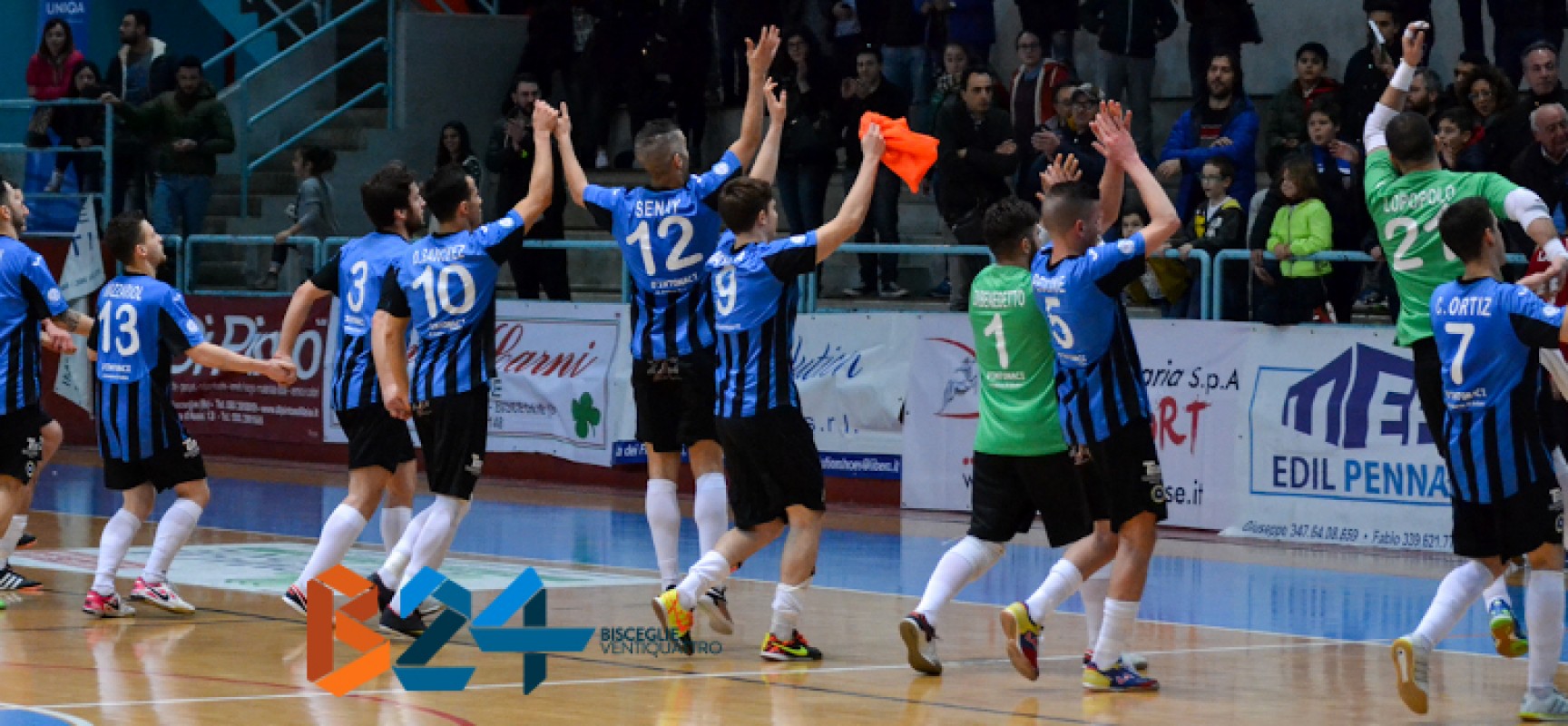 Futsal Bisceglie: la corsa continua, eliminato il Cisternino