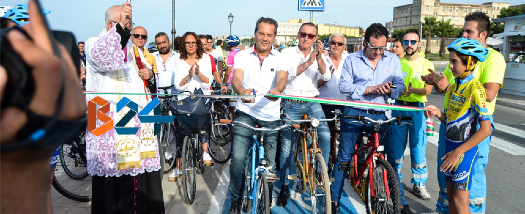 Inaugurata la pista ciclabile, Spina: “Vero progetto di mobilità sostenibile” / FOTO