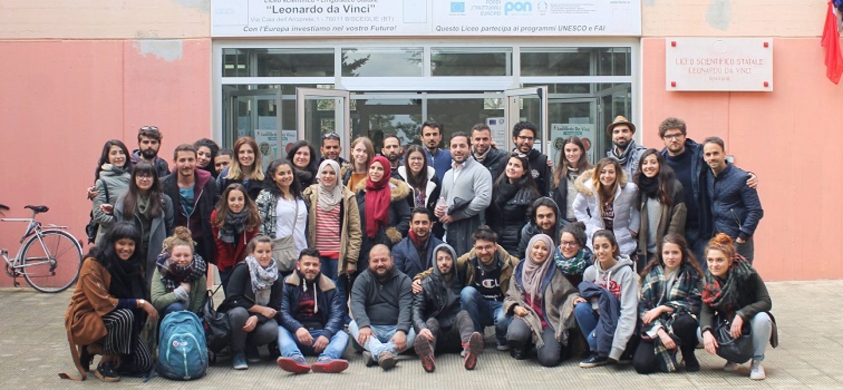 “Europe Meets Euromed”, gli alunni del “da Vinci” hanno incontrato i ragazzi del progetto Erasmus+