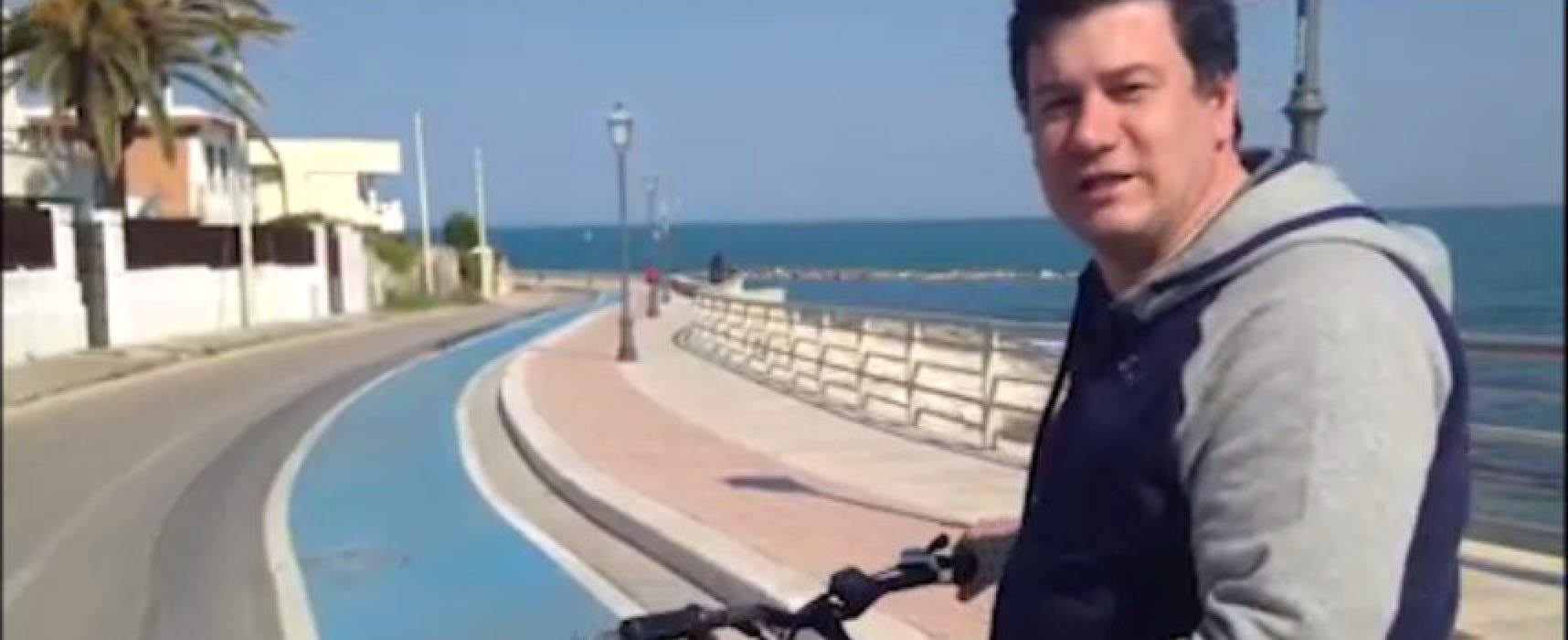 Video denuncia di Sergio Silvestris sulle condizioni delle piste ciclabili biscegliesi