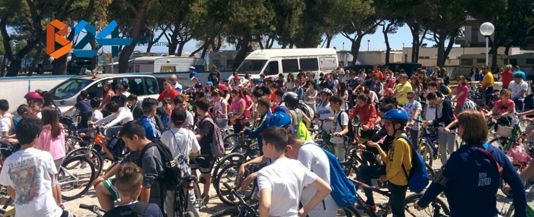 Biciclettata per gli alunni della “Battisti-Ferraris” in ricordo della piccola Monica Di Pinto