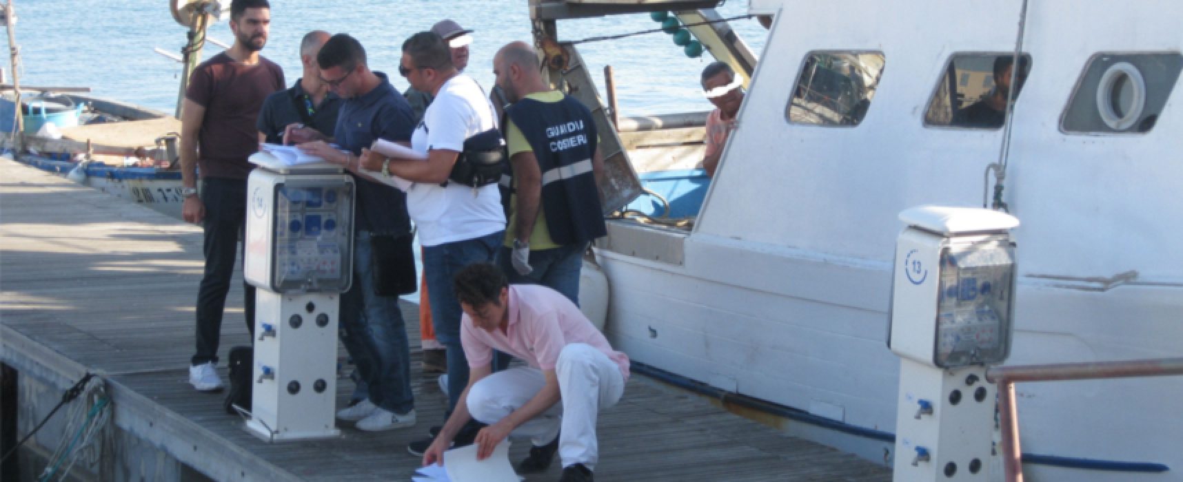 Controlli nei porti della Bat, sanzioni e 200 kg prodotti ittici sequestrati