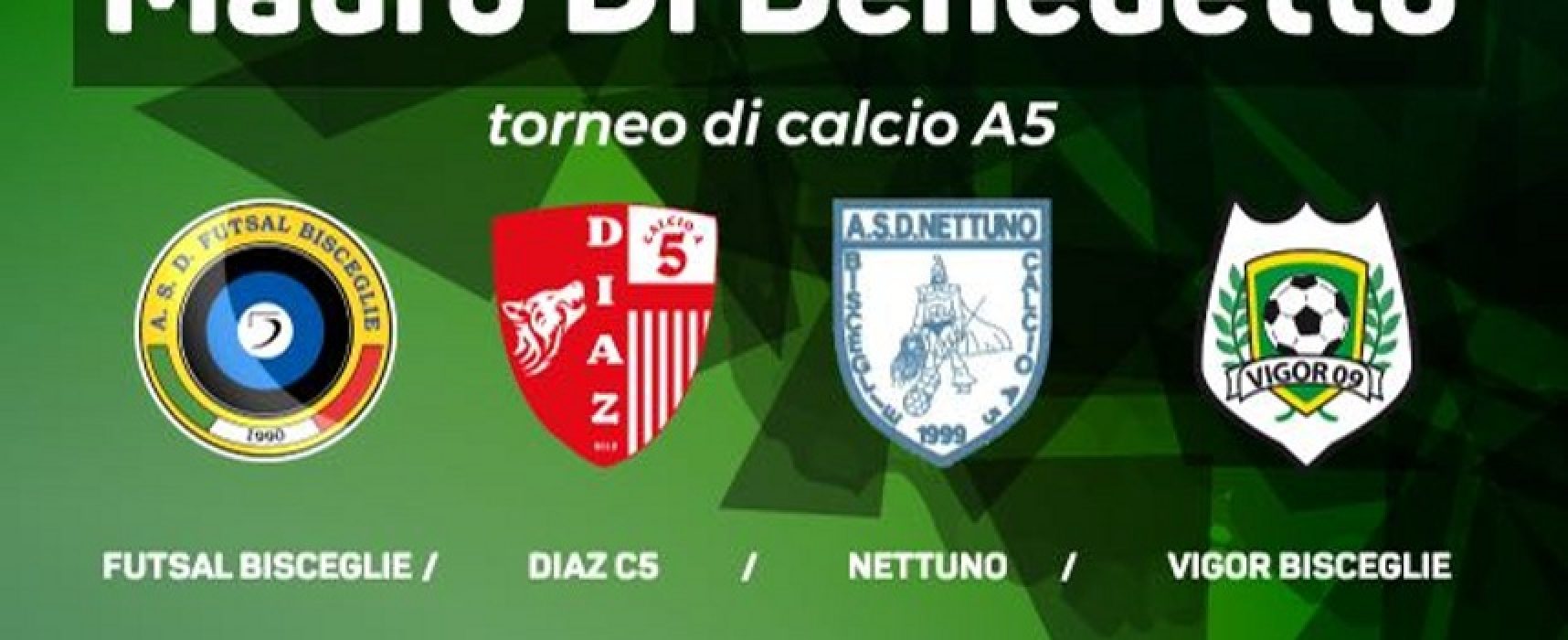 Calcio a 5 giovanile, il Futsal Bisceglie organizza il “Memorial Mauro Di Benedetto”