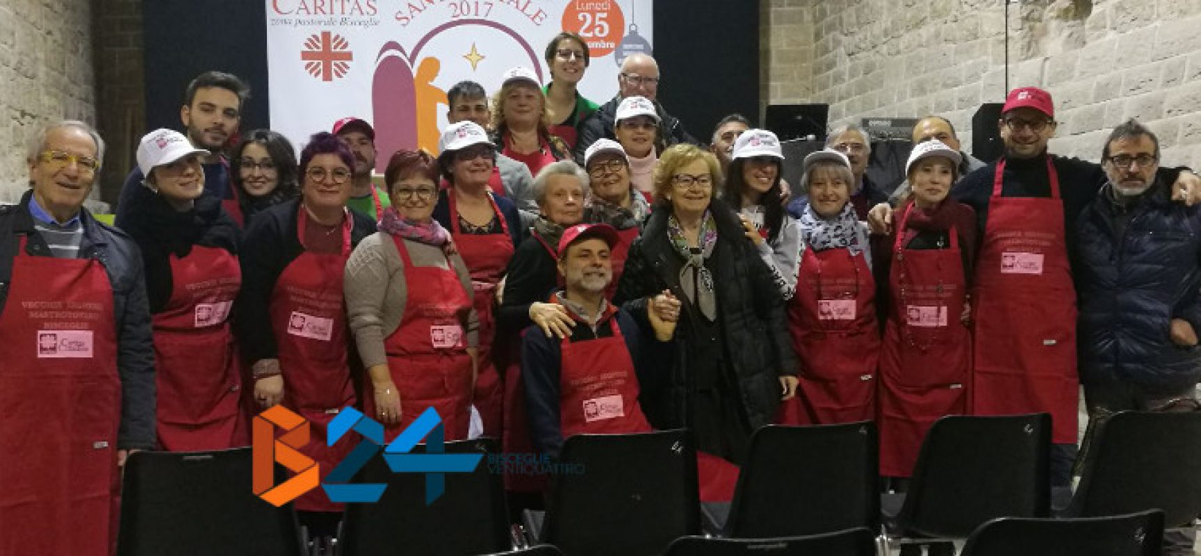 La Caritas rinnova l’invito a partecipare come volontari al tradizionale pranzo di Natale