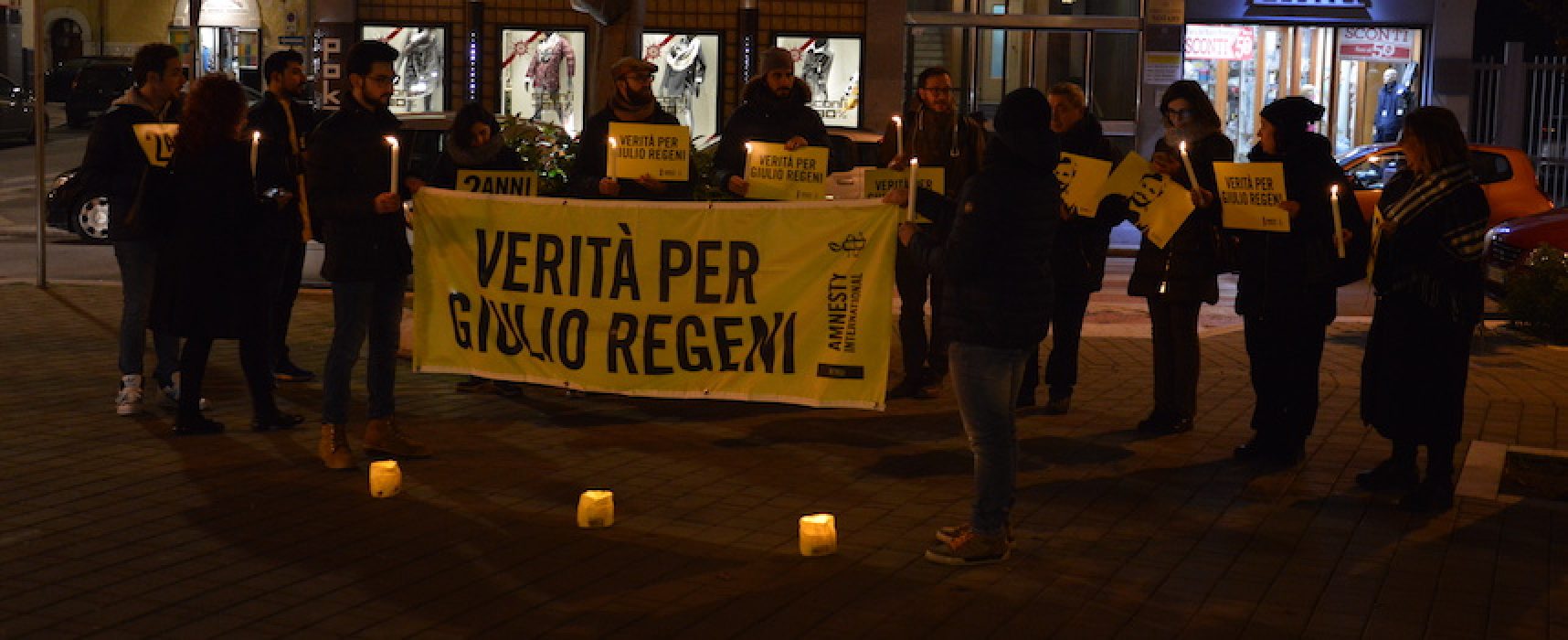 “Verità e giustizia per Giulio Regeni”, i giovani di Amnesty in piazza a due anni dalla scomparsa