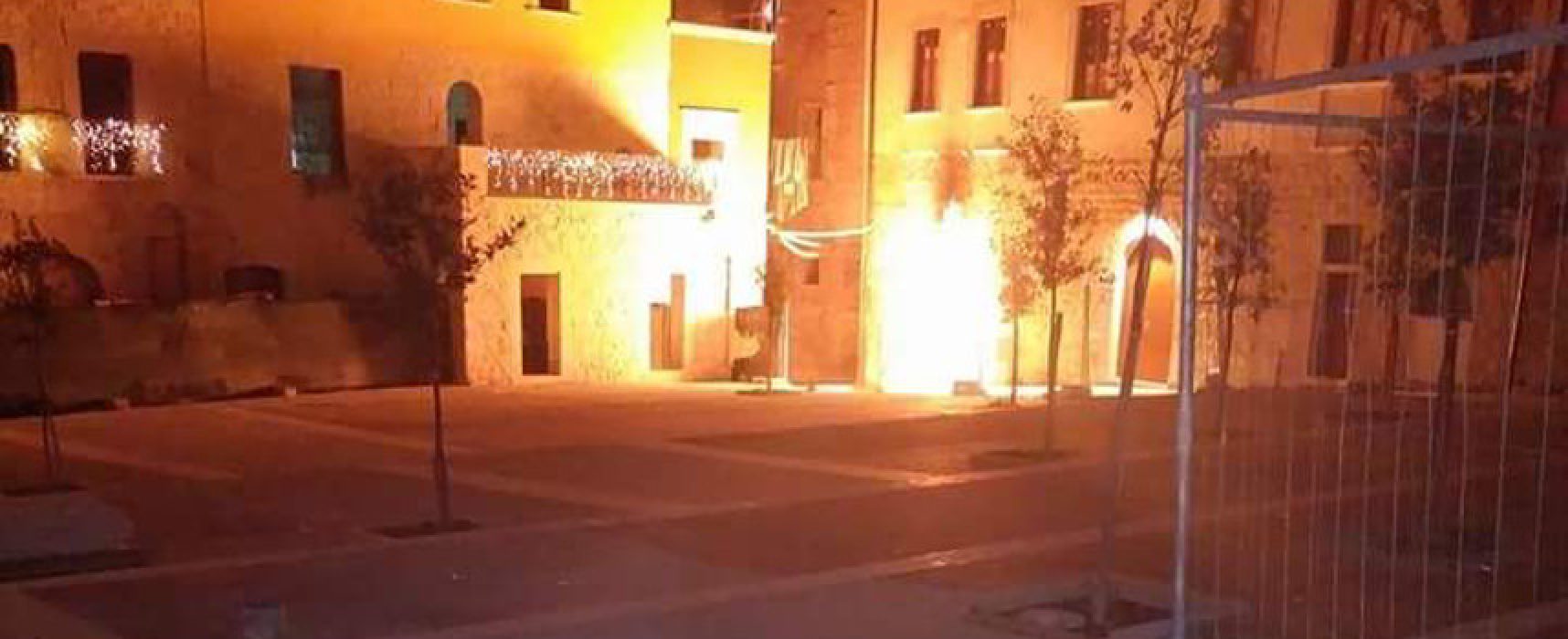 Incendio a contatore gas scuola “Abbascià” e fuga di gas / VIDEO