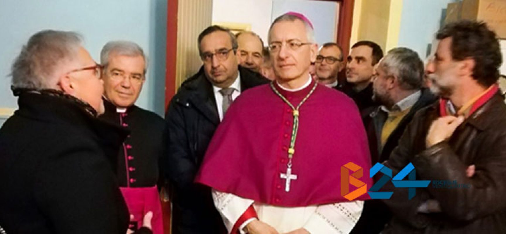 Monsignor D’Ascenzo in visita al centro Caritas, Ruggieri: “Un segnale importante”