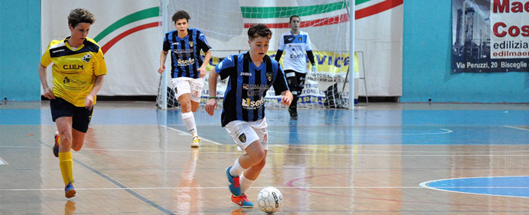 Il Bisceglie Femminile travolge il Civitanova Dream Futsal