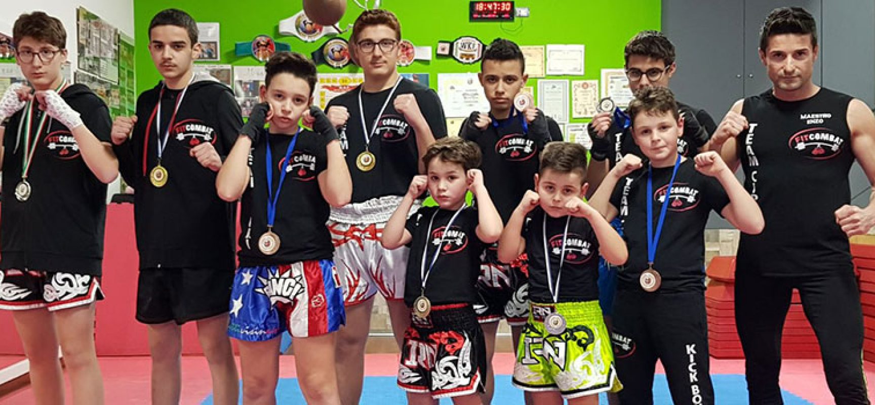 Quattro titoli conquistati dalla Fit Combat ai Campionati Italiani di kickboxing