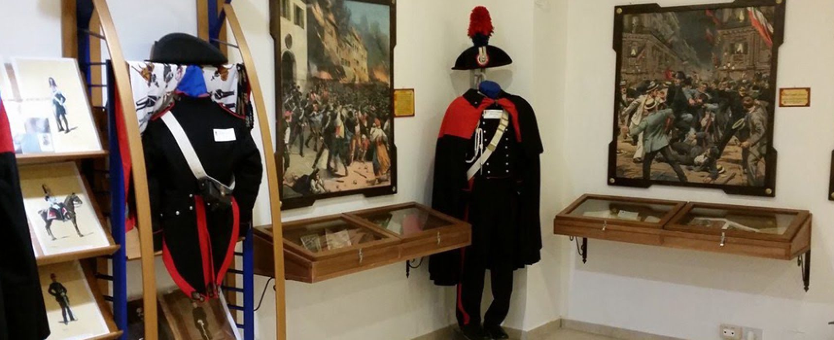 Da oggi la mostra “museo storico dell’arma dei Carabinieri” a Bisceglie