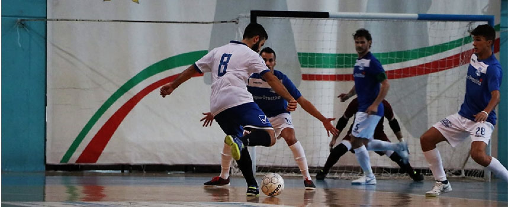Il Futsal Bisceglie dura un tempo, Signor Prestito CMB espugna il PalaDolmen