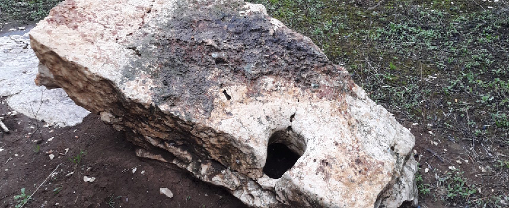 Menhir in Contrada Santa Croce distrutto, la denuncia di un lettore