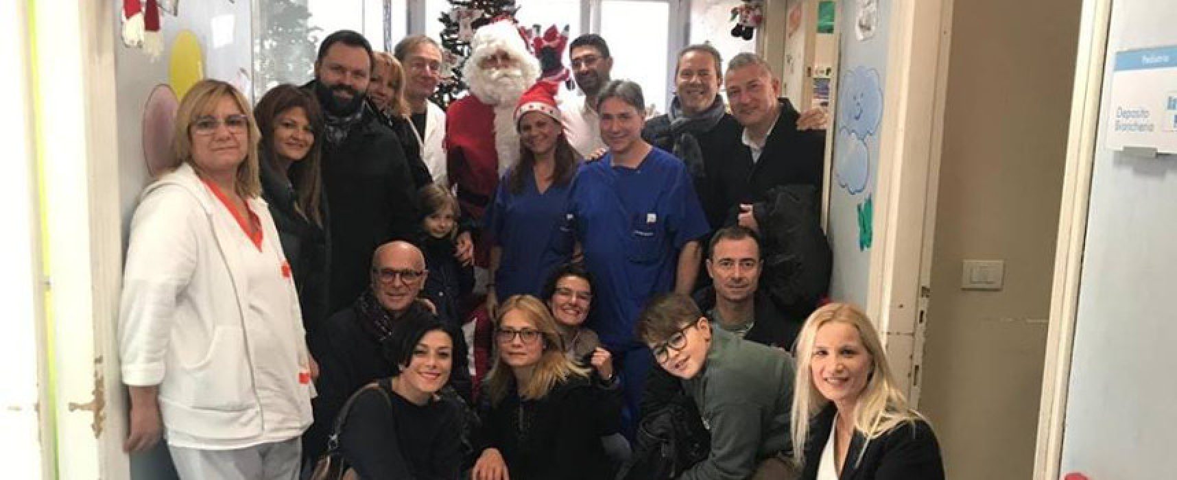 Il movimento civico “Difendiamo Bisceglie” in visita al reparto pediatria del Vittorio Emanuele II