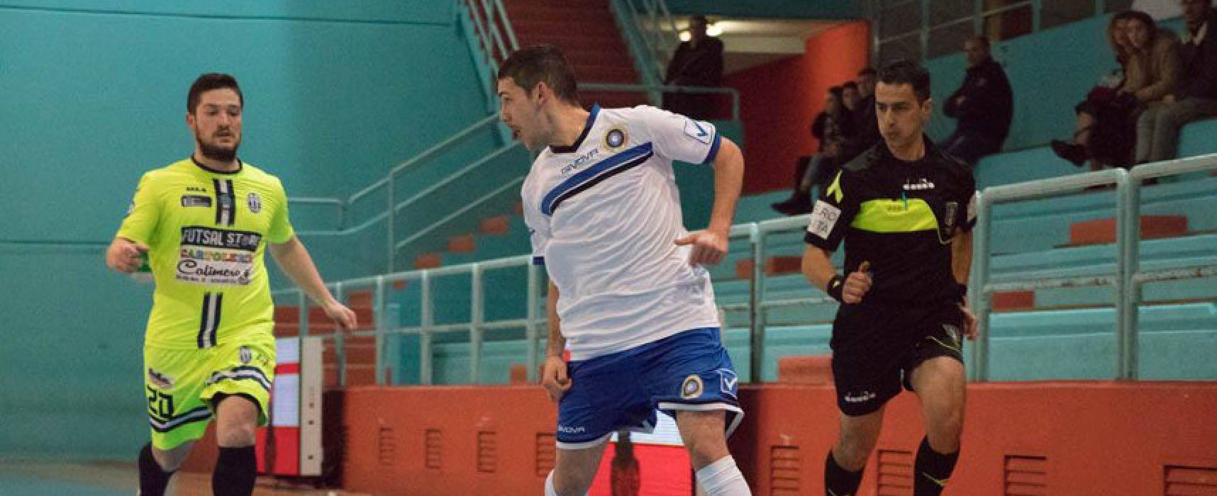 Futsal Bisceglie sconfitto nel derby casalingo dall’Atletico Cassano