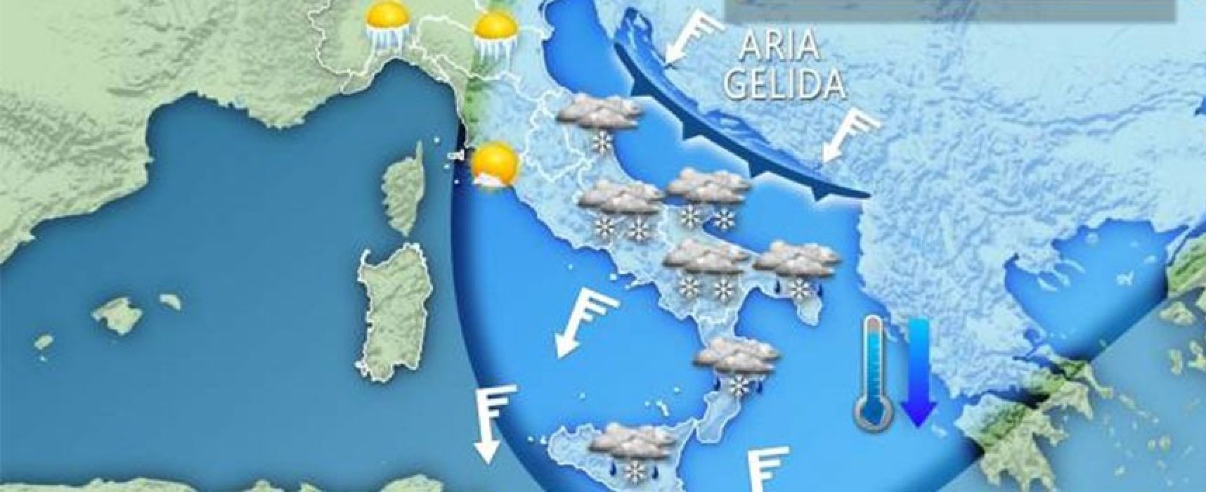 Puglia, Protezione Civile dirama allerta meteo per oggi e domani / DETTAGLI
