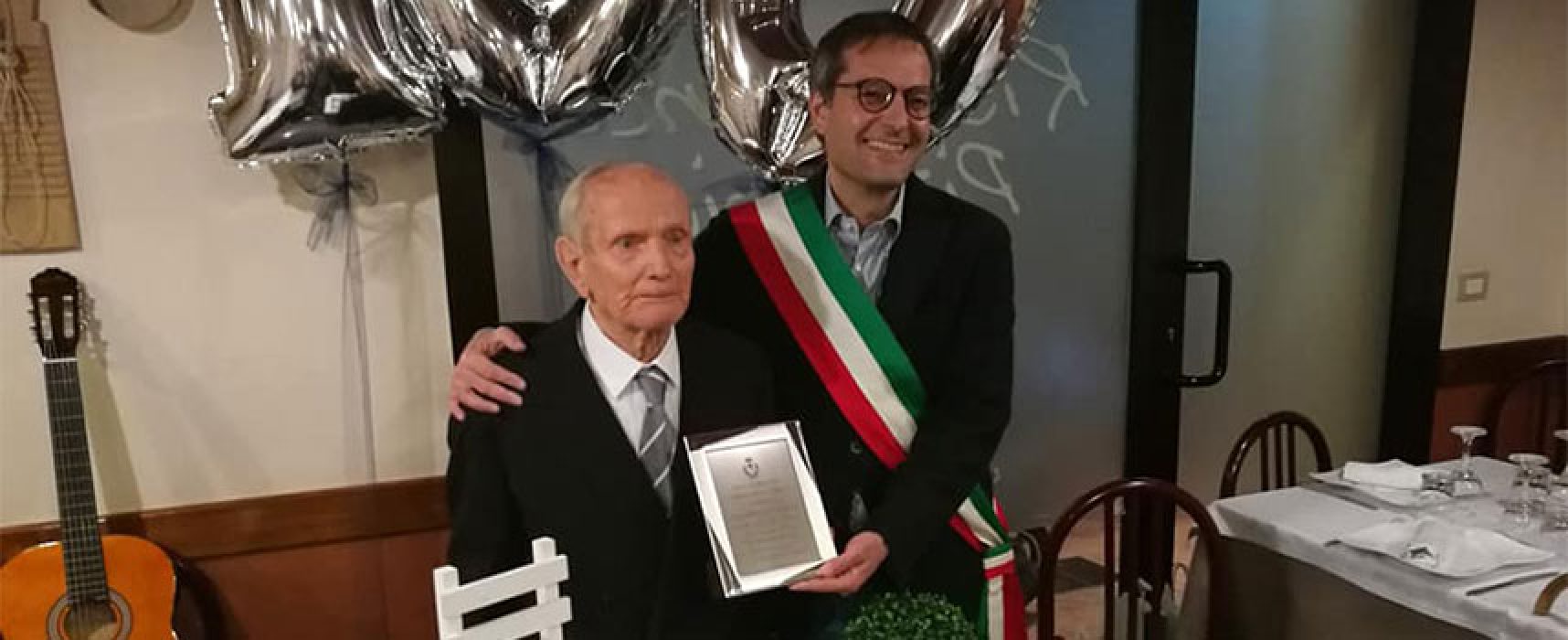 Il biscegliese Leonardo Cassanelli entra nel club dei centenari