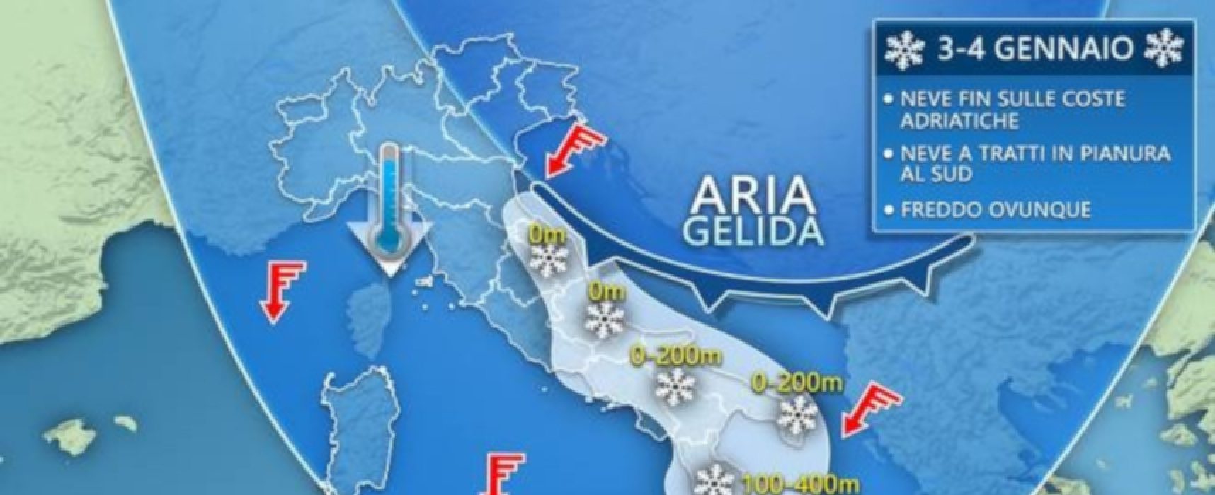 Allerta meteo prolungato di 24 ore / Nuovo bollettino Protezione Civile Puglia