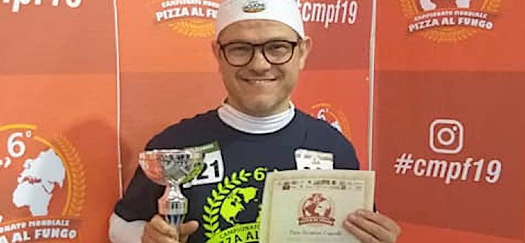 Riconoscimento per il pizzaiolo biscegliese Angelo Di Molfetta a Gravina di Puglia