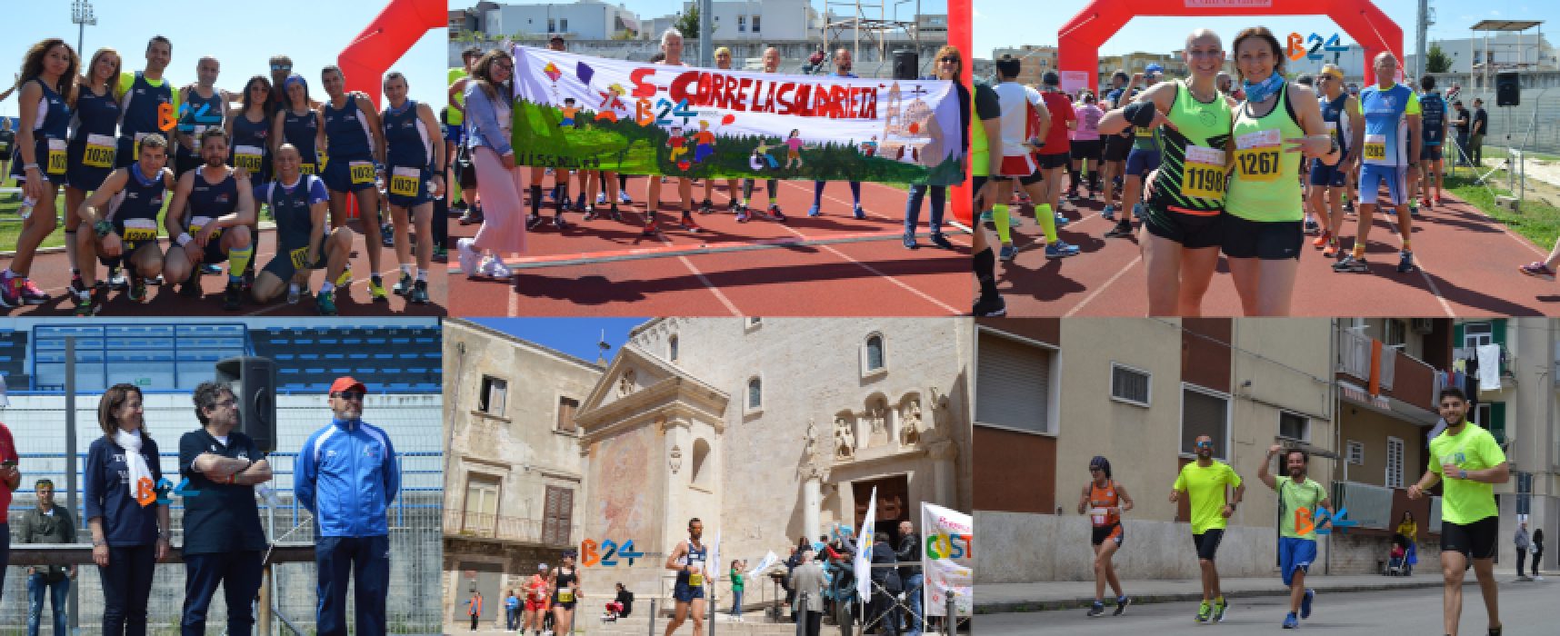 Maratona delle Cattedrali, running, benessere e solidarietà colorano Bisceglie / FOTO