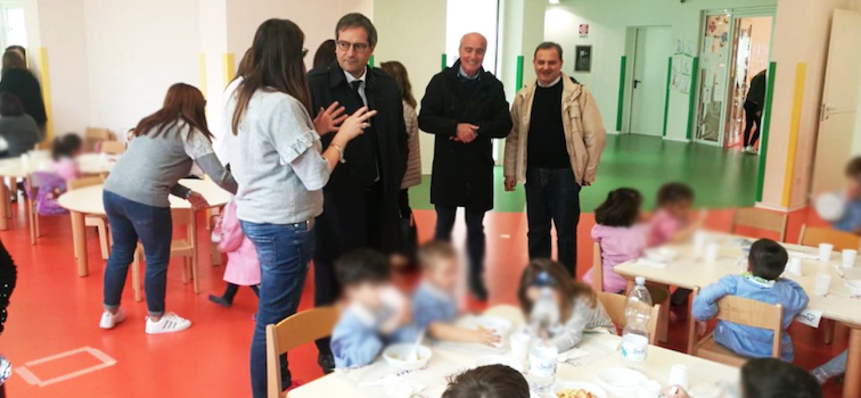 Scuola “Sandro Pertini”, sopralluogo del sindaco Angarano per verificare servizio mensa