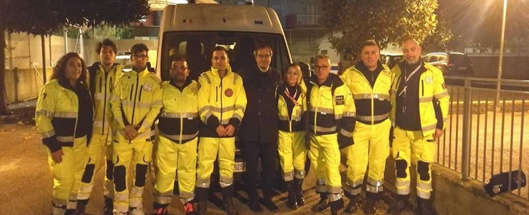 Operatori emergenza radio Bisceglie in partenza per l’Albania dopo il sisma