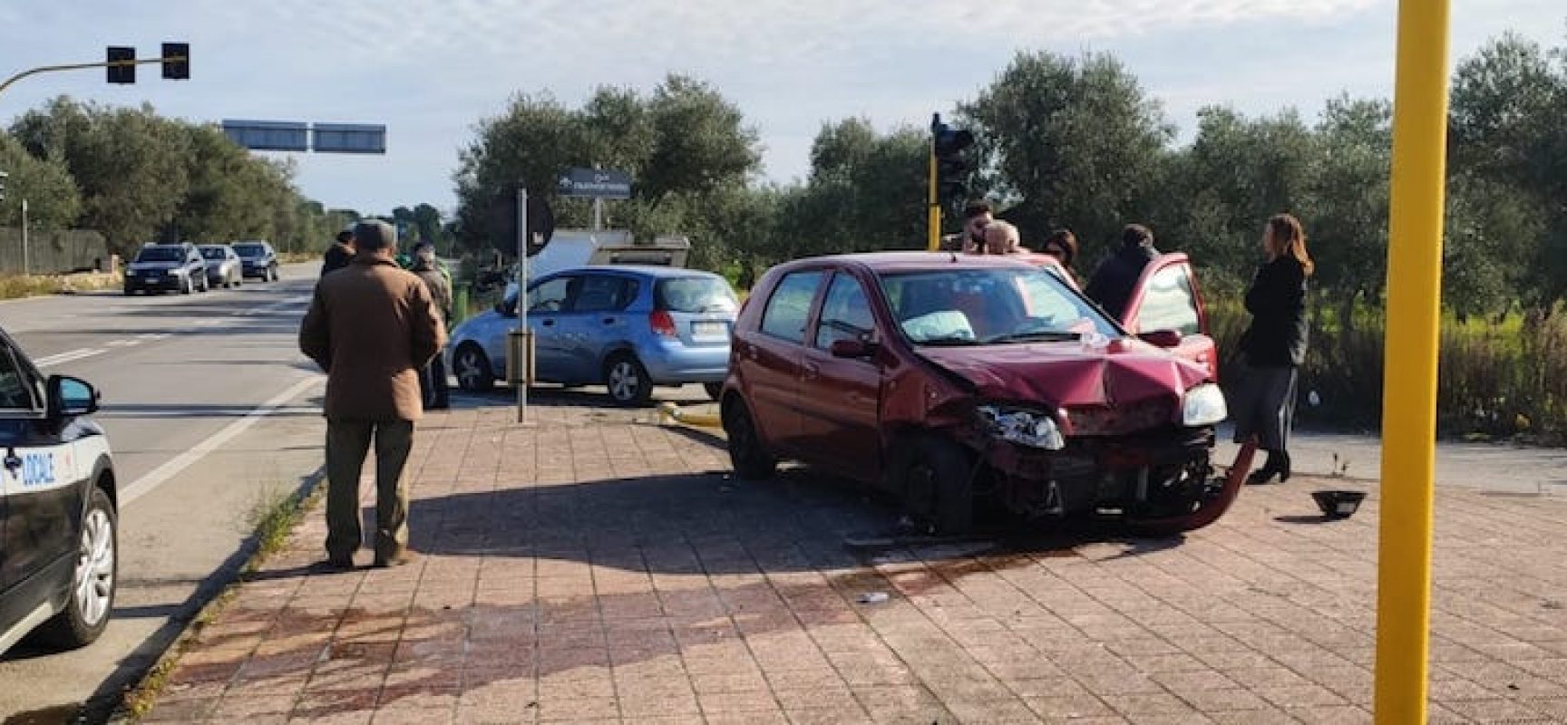 Incidente su via Imbriani, ferito un 70enne