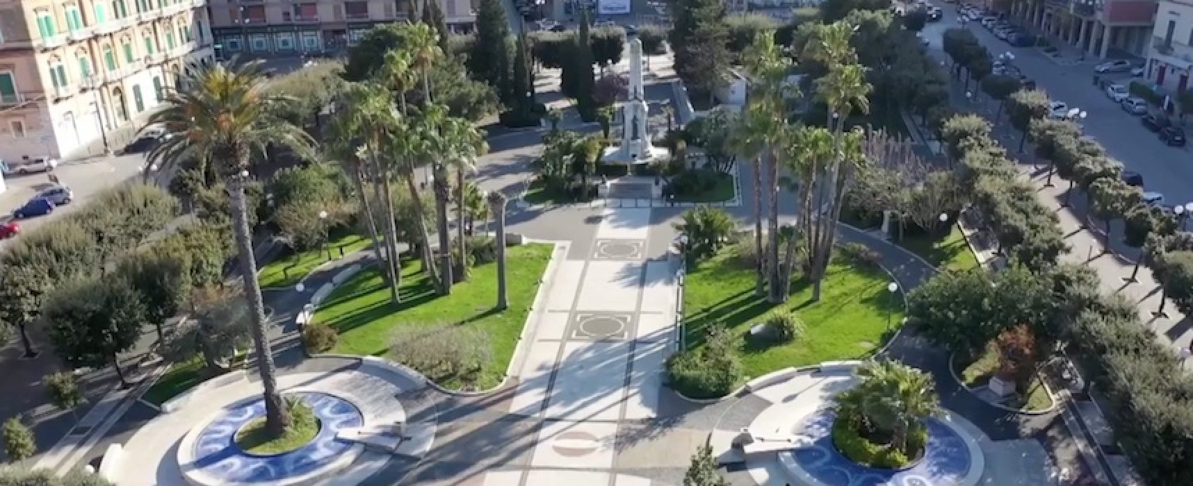 Partono i controlli dall’alto: le immagini del drone su una Bisceglie deserta / VIDEO