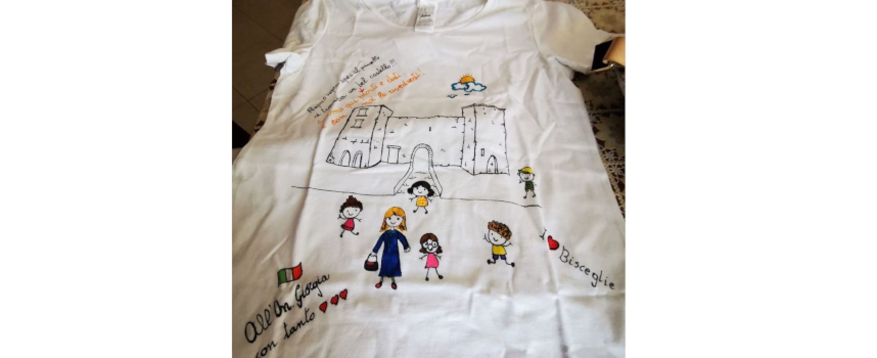 Docenti biscegliesi regalano maglia a Giorgia Meloni, Galantino (FdI): “Storia locale nelle scuole”