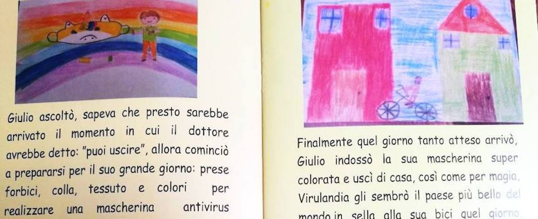 La storia di “Virulino” e Giulio: bambini della scuola primaria scrivono un libro in lockdown