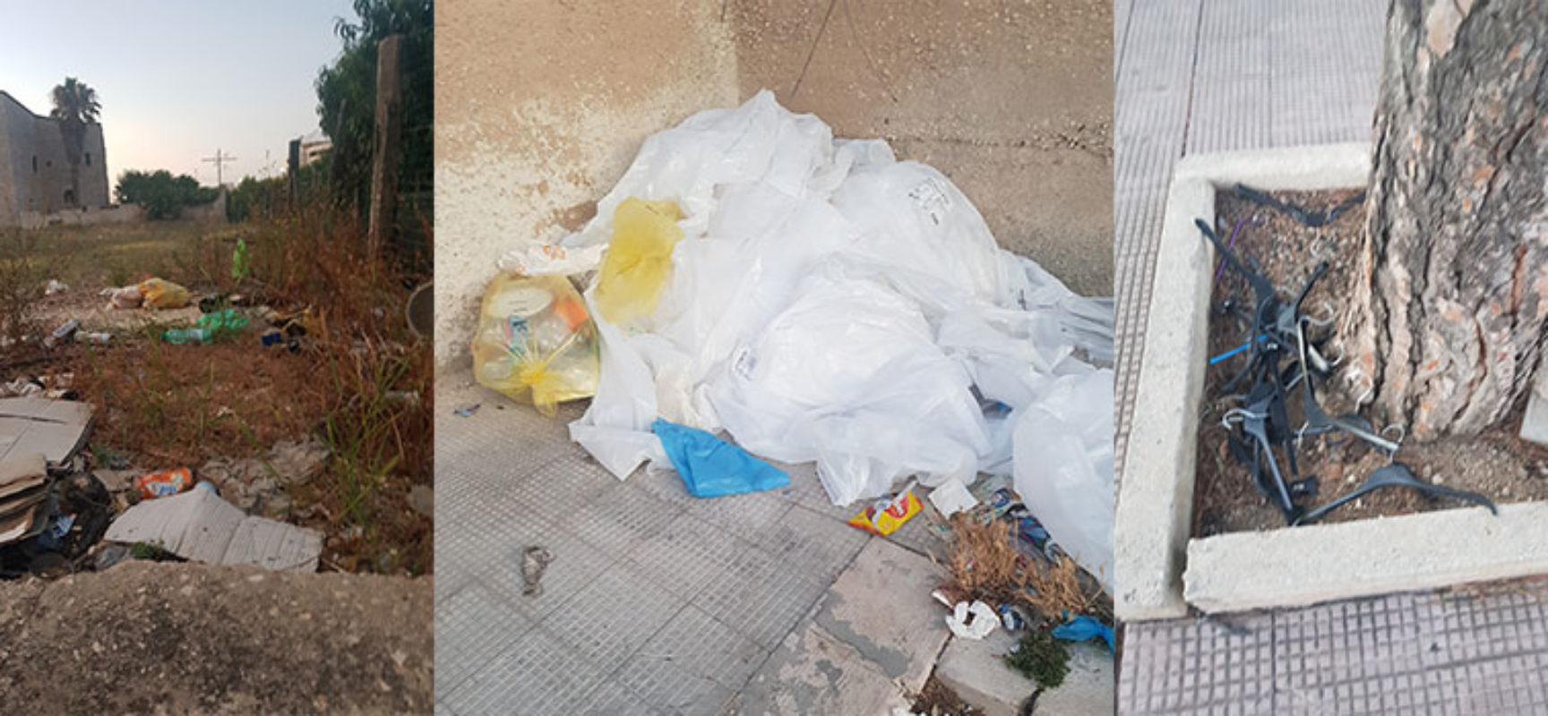Cittadina scrive a Bisceglie24, “Continua presenza di rifiuti in zona mercato settimanale” / FOTO