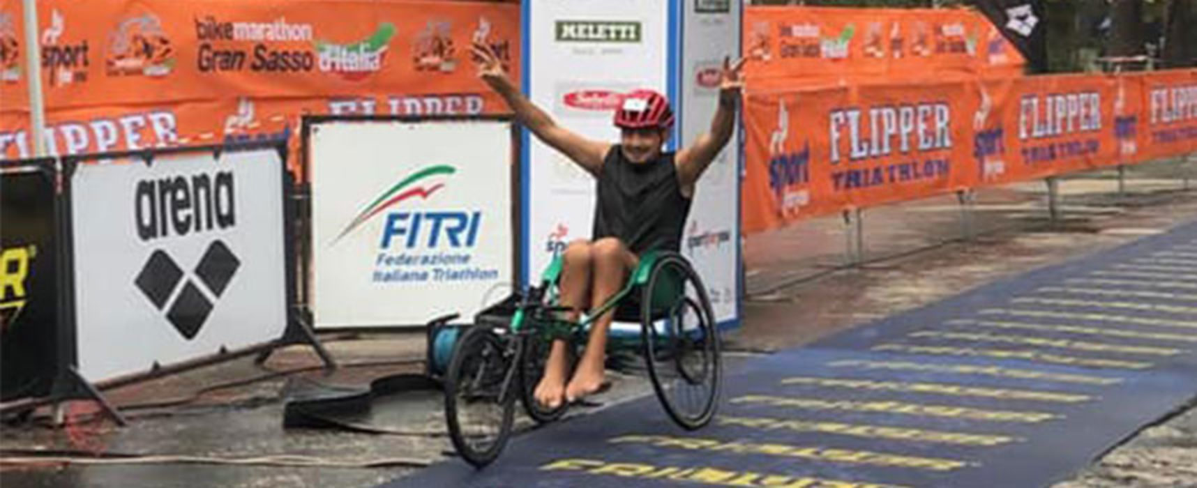 Mauro Preziosa medaglia di bronzo ai Campionati Italiani di Paratriathlon