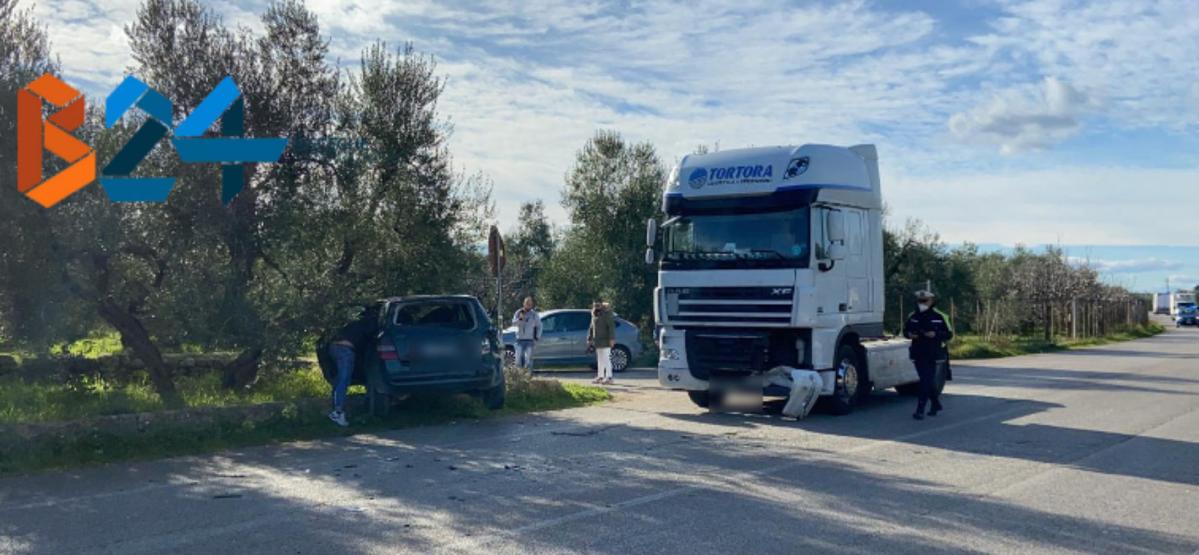 Scontro tra due mezzi sulla Bisceglie-Andria , ferito un 75enne