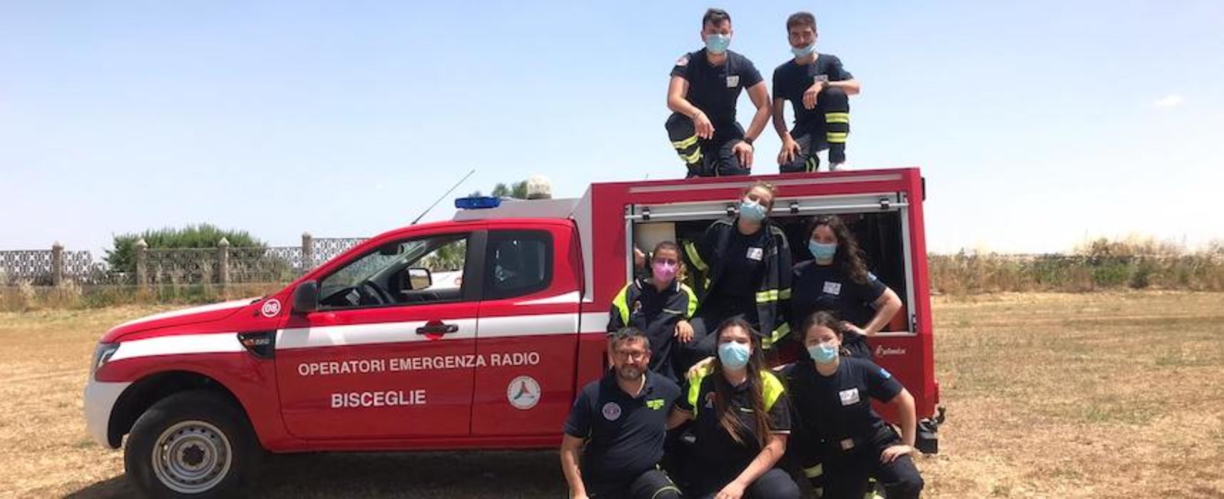 Operatori emergenza radio Bisceglie abilitati al corso Anti Incendio Boschivo / FOTO