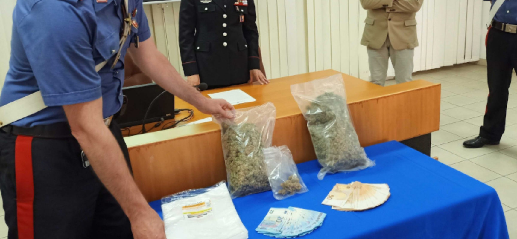 Traffico di droga in Umbria, arrestato 40enne biscegliese. Domiciliari per la compagna