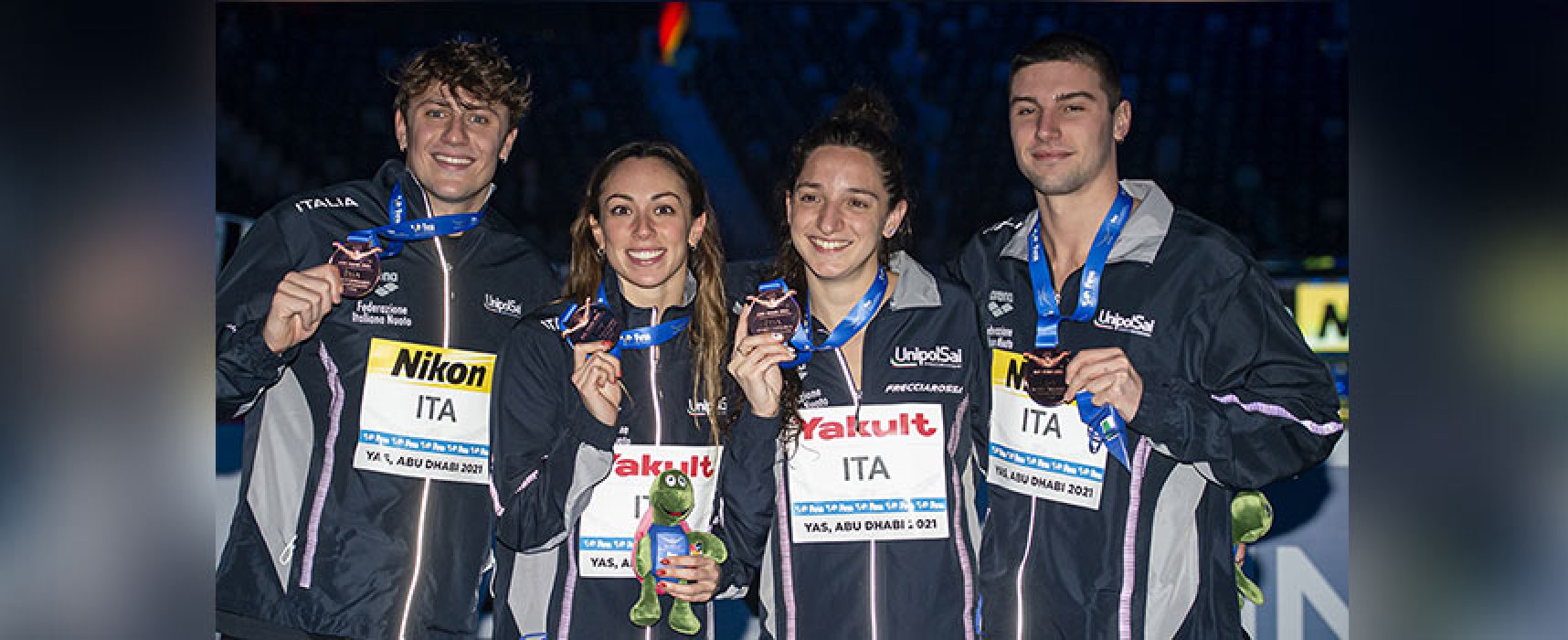 Mondiali in vasca corta, medaglia di bronzo per Elena Di Liddo con la staffetta