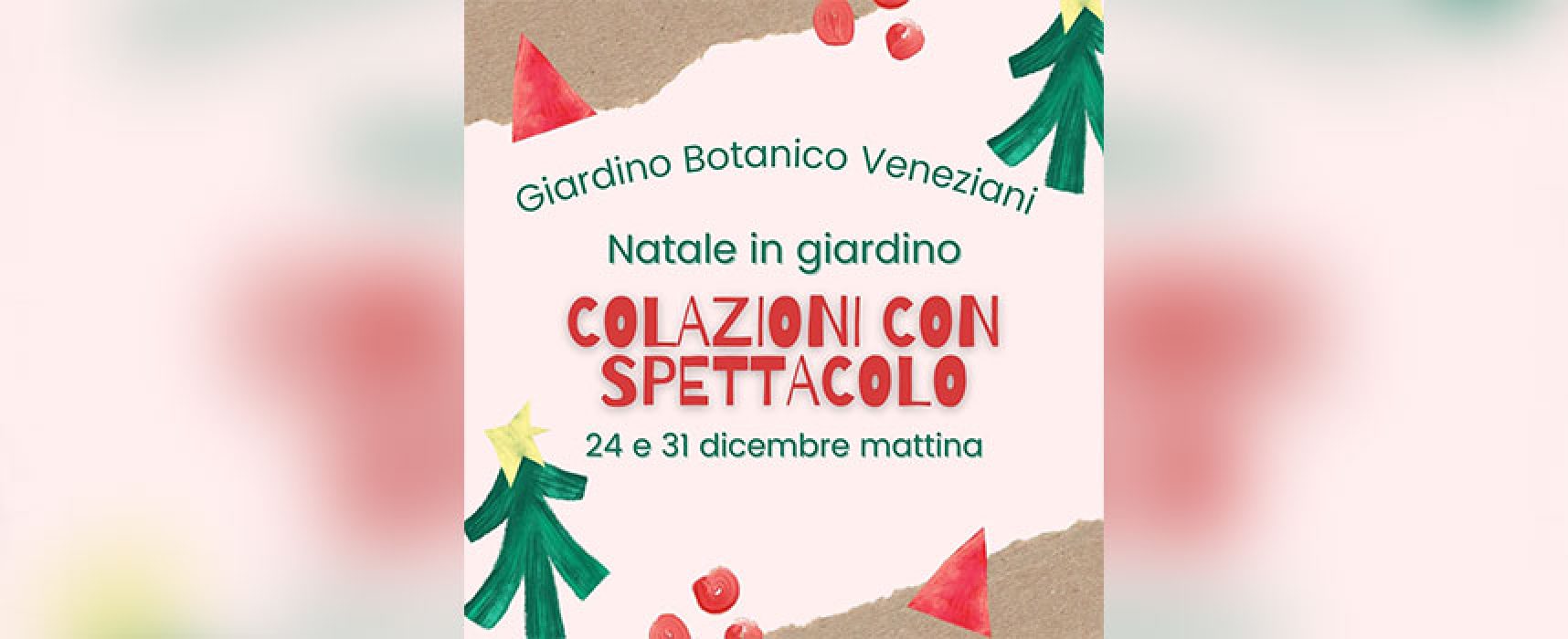 Al Giardino Botanico Veneziani arriva “Colazioni con spettacolo”
