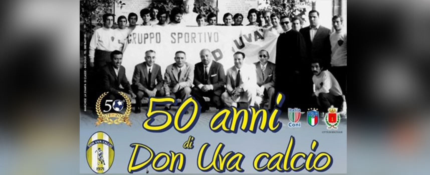I cinquant’anni del Don Uva Calcio in mostra a Palazzo Tupputi